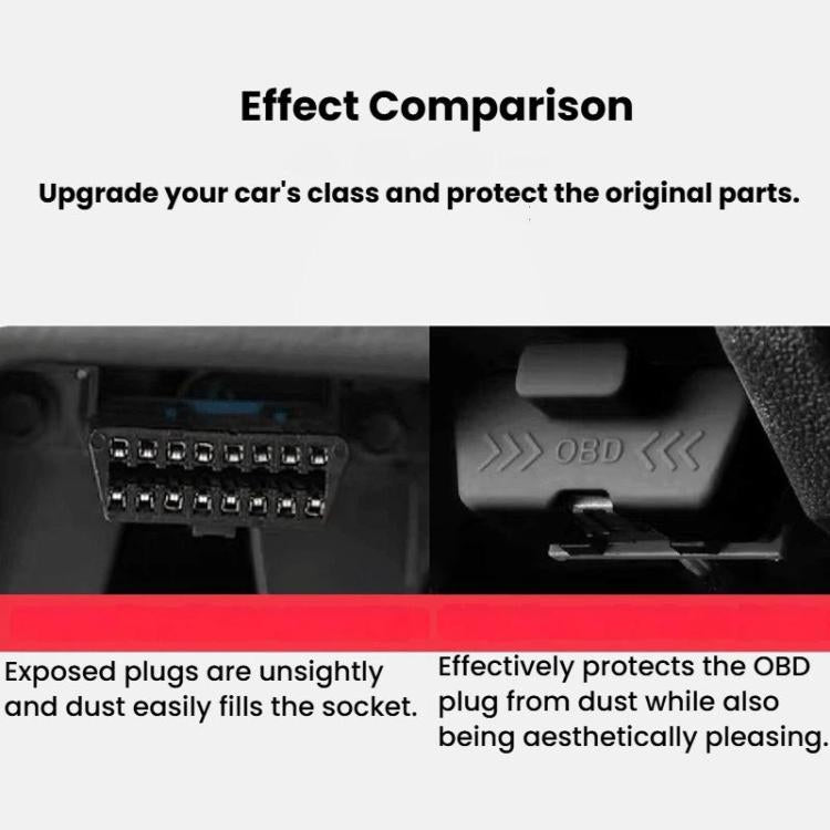 10pcs OBD Protection Cover Vehicle Diagnostic Port Protective Shield