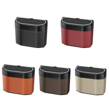 Load image into Gallery viewer, Car Trash Can Side-mounted Storage Box With Light