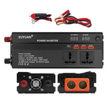 Load image into Gallery viewer, XUYUAN 12V / 24V To 220V Car Power Inverter LED Display Power Converter, 600W, 1200W, 2000W