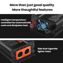 Load image into Gallery viewer, XUYUAN 12V / 24V To 220V Car Power Inverter LED Display Power Converter, 600W, 1200W, 2000W
