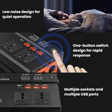 Load image into Gallery viewer, XUYUAN 12V / 24V To 220V Car Power Inverter LED Display Power Converter, 600W, 1200W, 2000W