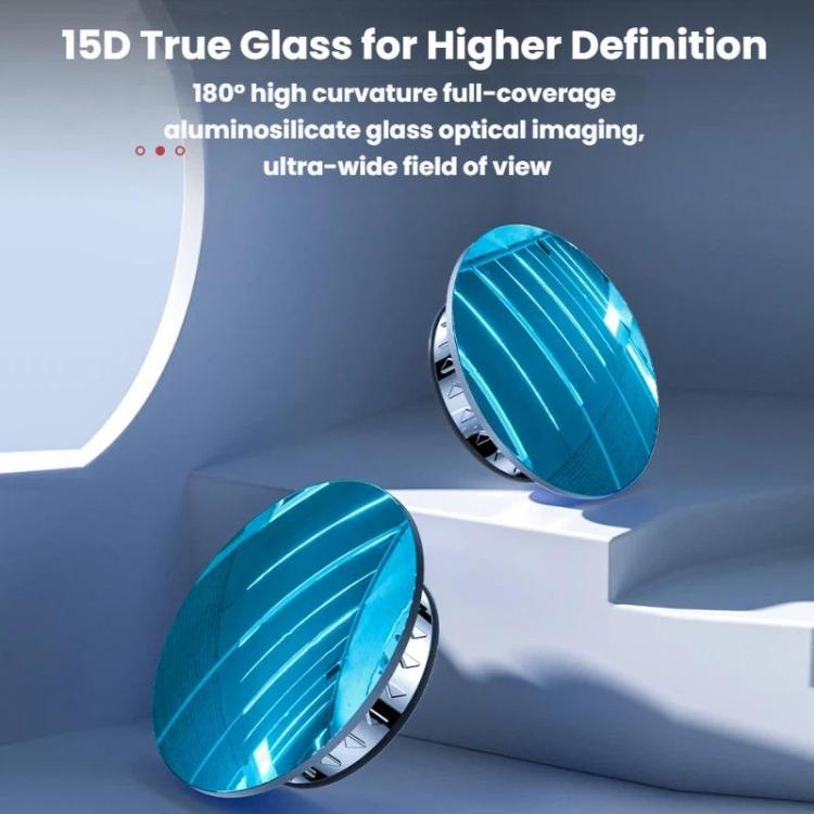 360 Degree Adjustable Frameless Suction Cup High-Definition Small Round Mirror