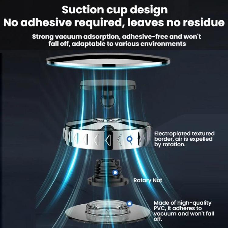 360 Degree Adjustable Frameless Suction Cup High-Definition Small Round Mirror