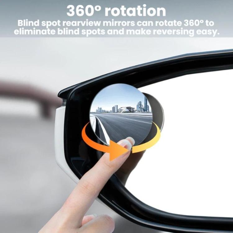 360 Degree Adjustable Frameless Suction Cup High-Definition Small Round Mirror