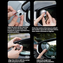Load image into Gallery viewer, 360 Degree Adjustable Frameless Suction Cup High-Definition Small Round Mirror
