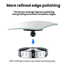 Load image into Gallery viewer, Suction Cup Car Rearview Blind Spot Reversing Assist Mirror, Silver, Black, White