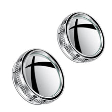 Load image into Gallery viewer, Car Suction Cup Type Wide-angle Reversing Mirror With Rain Guard, Silver, Black, White, Red, Blue