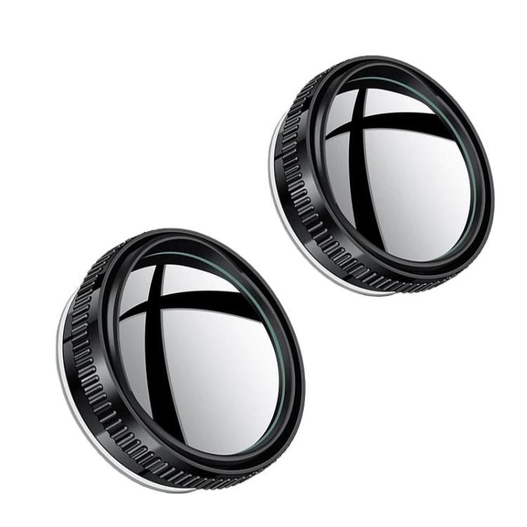 Car Suction Cup Type Wide-angle Reversing Mirror With Rain Guard, Silver, Black, White, Red, Blue