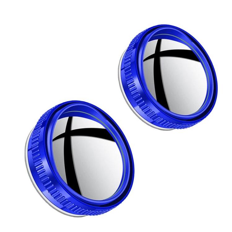 Car Suction Cup Type Wide-angle Reversing Mirror With Rain Guard, Silver, Black, White, Red, Blue
