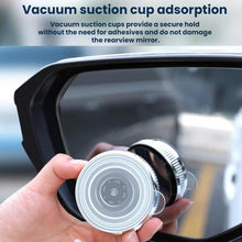 Load image into Gallery viewer, Car Suction Cup Type Wide-angle Reversing Mirror With Rain Guard, Silver, Black, White, Red, Blue