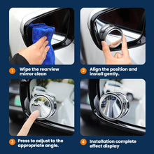 Load image into Gallery viewer, Car Suction Cup Type Wide-angle Reversing Mirror With Rain Guard, Silver, Black, White, Red, Blue