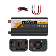 Load image into Gallery viewer, 12V / 24V To 220V Pure Sine Wave Inverter Universal Car Power Converter, 800W Black, 1400W Black, 2000W Black, 3000W Black, 3600W Black, 4000W Black, 800W Red, 1400W Red, 2000W Red, 3000W Red