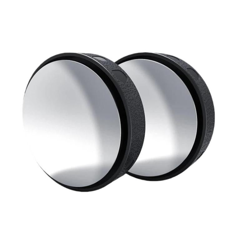 Car Suction Cup Type 360-Degree Adjustable Wide-View Reversing Mirror, Silver Pattern, Black Pattern, White Pattern
