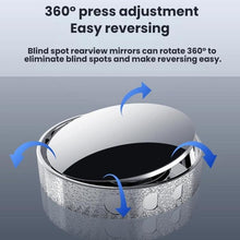 Load image into Gallery viewer, Car Suction Cup Type 360-Degree Adjustable Wide-View Reversing Mirror, Silver Pattern, Black Pattern, White Pattern