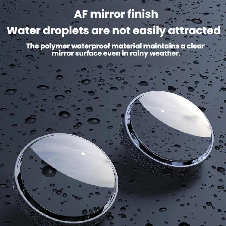 Car Suction Cup Type 360-Degree Adjustable Wide-View Reversing Mirror, Silver Pattern, Black Pattern, White Pattern