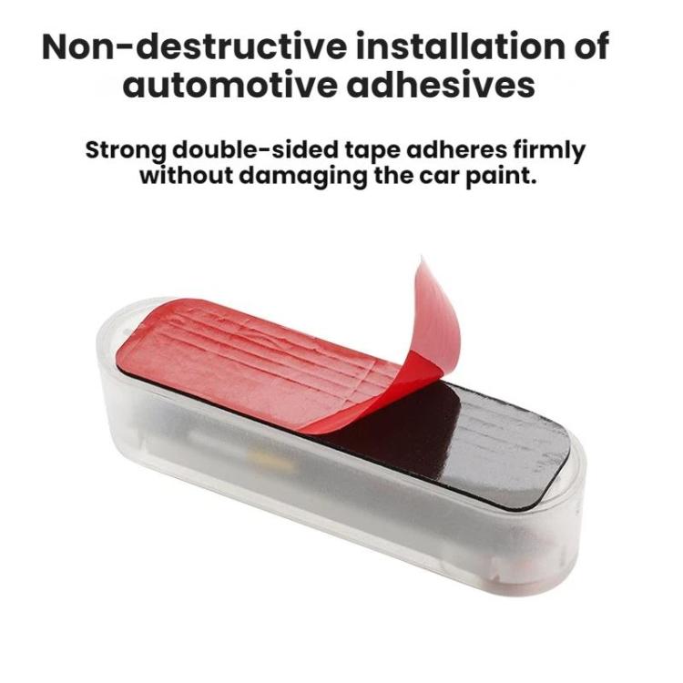Solar-Powered Car Crash Warning Lights Flashing Taillights