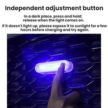 Load image into Gallery viewer, Solar-Powered Car Crash Warning Lights Flashing Taillights