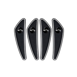 4pcs /Set Car Door Corner Anti-scratch Rearview Mirror Protectors, Black, Red, White, Gray, Luminous