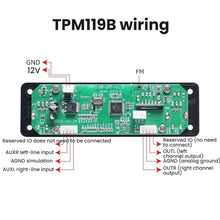 Load image into Gallery viewer, MP3 Bluetooth Decoder Board USB/Line-In Input Car Digital Audio Player, TPM119B