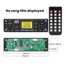 Load image into Gallery viewer, MP3 Bluetooth Decoder Board Modification Car Audio Player Module, TPM119A