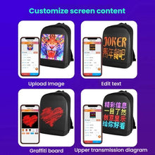Load image into Gallery viewer, LED Illuminated Backpack Waterproof Casual Sports Student Bag