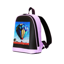 Load image into Gallery viewer, DIY Pattern Backpack With Illuminated LED Display Waterproof Schoolbag