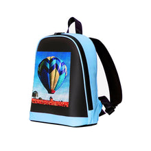 Load image into Gallery viewer, DIY Pattern Backpack With Illuminated LED Display Waterproof Schoolbag