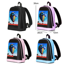 Load image into Gallery viewer, DIY Pattern Backpack With Illuminated LED Display Waterproof Schoolbag