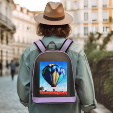 Load image into Gallery viewer, DIY Pattern Backpack With Illuminated LED Display Waterproof Schoolbag