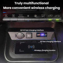 Load image into Gallery viewer, For Toyata RAV4 Wireless Car Charger With Digital Display, 15W Left, 15W Right