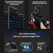 Load image into Gallery viewer, LED Illuminated Shoulder Bag Outdoor Water-Repellent Motorcycle Bag