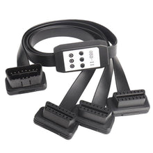 Load image into Gallery viewer, 1 To 3 OBD2 Extension Cable With Switch, 1 To 3 With Switch