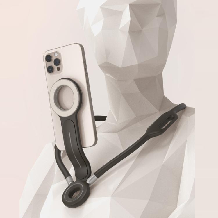 Outdoor Live Streaming Selfie Neckband Magnetic Phone Holder