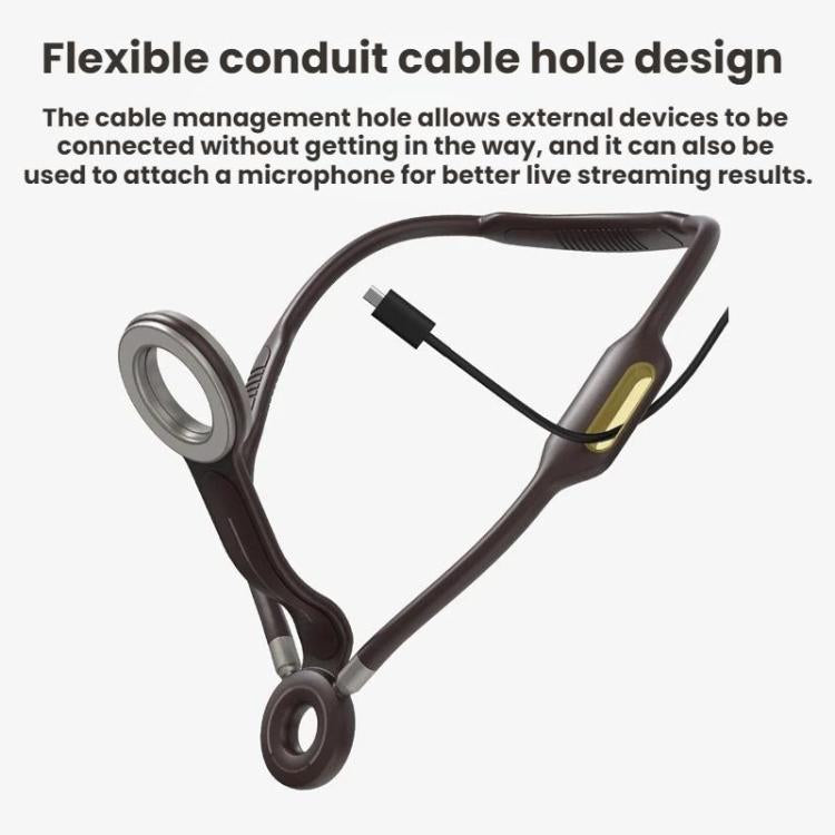 Outdoor Live Streaming Selfie Neckband Magnetic Phone Holder