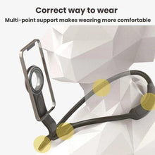 Load image into Gallery viewer, Outdoor Live Streaming Selfie Neckband Magnetic Phone Holder
