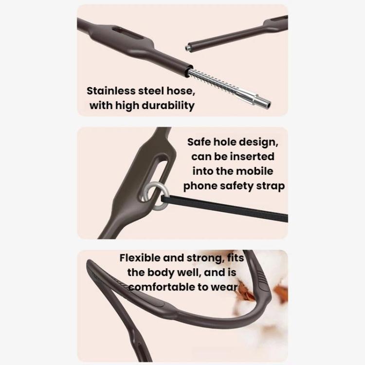 Outdoor Live Streaming Selfie Neckband Magnetic Phone Holder