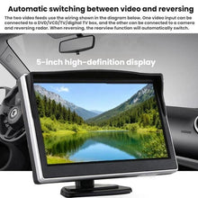 Load image into Gallery viewer, 5-Inch Car Display + Reversing Camera System, LED Version, Infrared Version