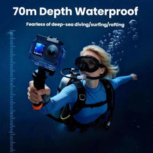 Load image into Gallery viewer, For DJI Osmo Action 6 Waterproof Case 70m IPX8 Dive Housing with Dual Cold Shoe, Waterproof Case