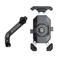 Load image into Gallery viewer, Kewig Motorcycle Riding Phone Mount Universal Quick-Release Phone Clip, Handlebars, Rear View Mirror, Heavy-duty Clamp