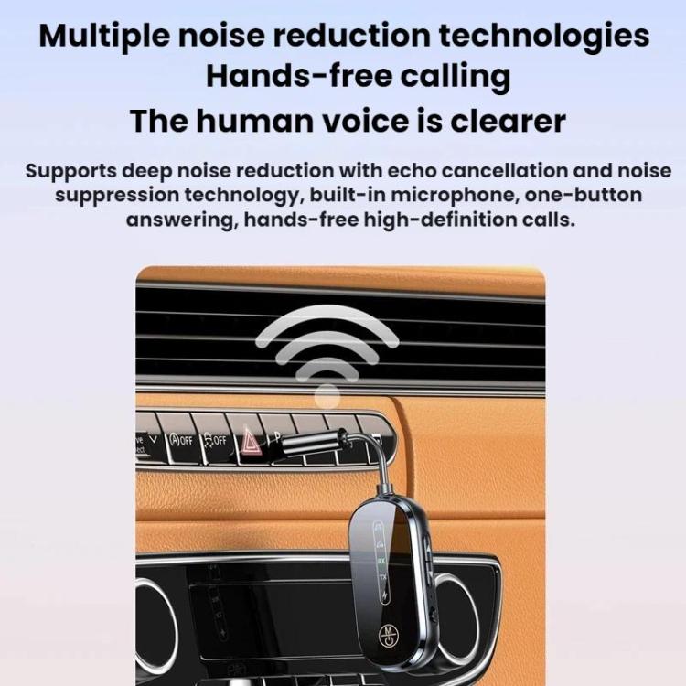 2 in1 Universal Car AUX Bluetooth Receiver and Transmitter, C83PRO