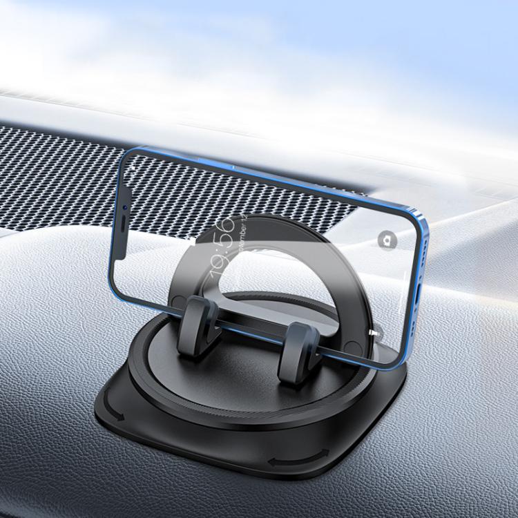 Car Dashboard Navigation Phone Anti-slip Mat Clip-on Mounting Bracket