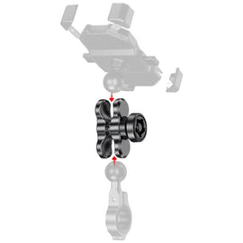 J5 Metal Clamp Arm Anti-Theft Heightening Connecting Rod Phone Mount Height-Extending Accessory, J5 Metal Clamp Arm