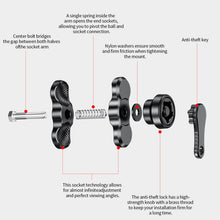 Load image into Gallery viewer, J5 Metal Clamp Arm Anti-Theft Heightening Connecting Rod Phone Mount Height-Extending Accessory, J5 Metal Clamp Arm