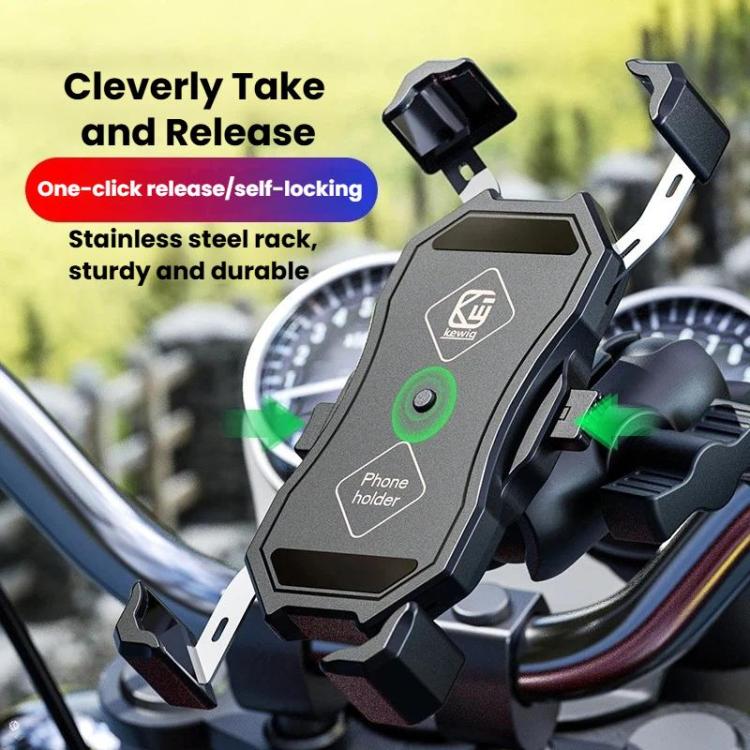 Motorcycle Elevated Phone Holder Bicycle Navigation Phone Holder Base, Kewig M11-C1, Kewig M11-C2