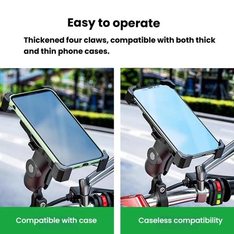 Motorcycle Elevated Phone Holder Bicycle Navigation Phone Holder Base, Kewig M11-C1, Kewig M11-C2