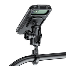 Load image into Gallery viewer, Motorcycle Heightened Rainproof Case Mount Bicycle Waterproof Box Phone Holder, Large Handlebar, Large Rearview Mirror, Small Handlebar, Small Rearview Mirror