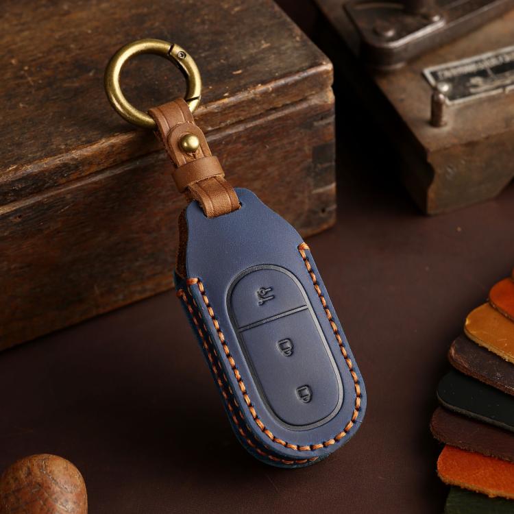 For Leapmotor C11 / S01 / C01 Hallmo Genuine Leather Car Key Cover
