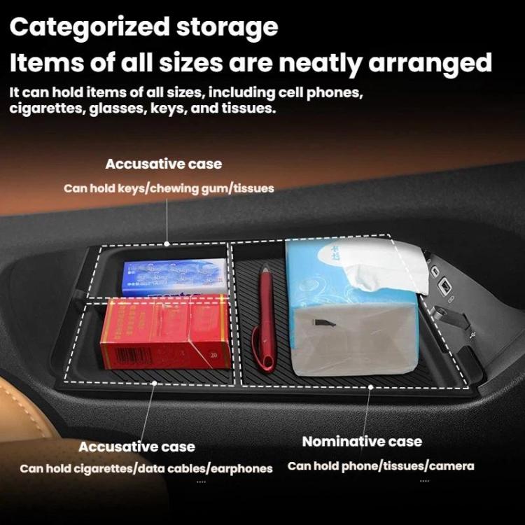 For Leapmotor C10/C16 Center Console Lower Storage Box