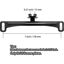 Load image into Gallery viewer, Universal US-standard License Plate Bracket Reversing Cameras Metal Bracket