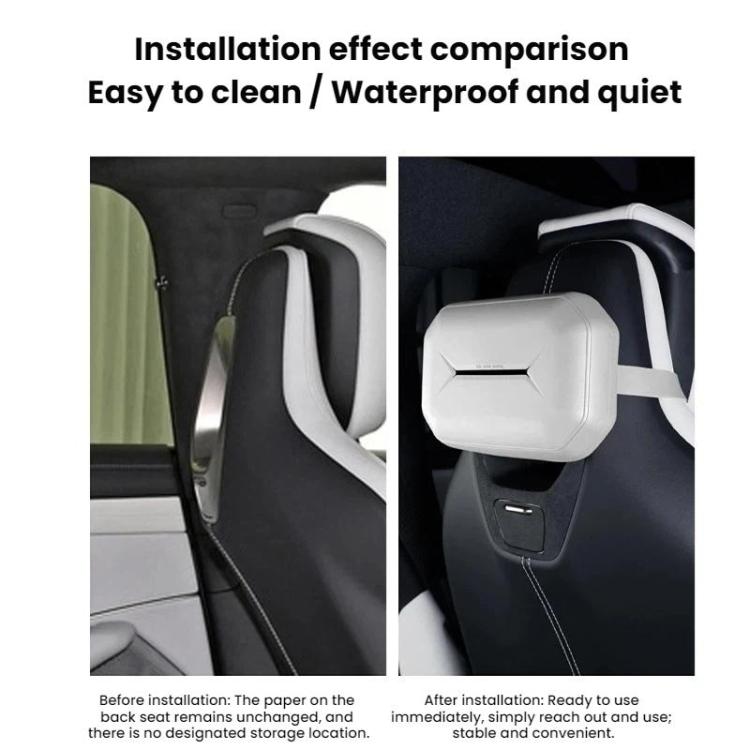 For Leapmotor C10 Seat Hanging Silicone Tissue Box
